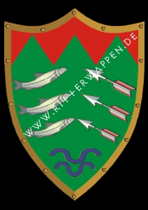 Wappenschild THOMAS REINHARDT, Bestandteil des Familienwappens THOMAS REINHARDT, gestiftet im Jahre 2009